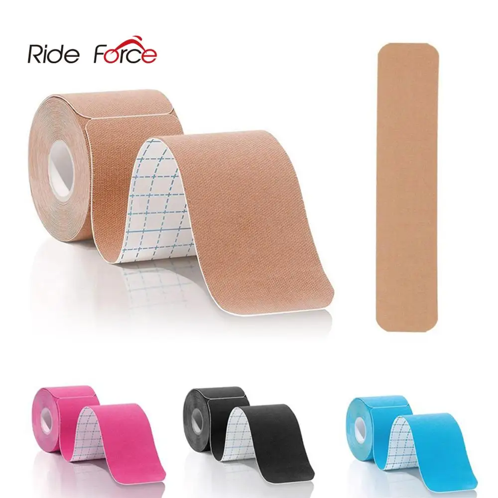 5cm*5m Pre Cut Kinesiology Muscle Tape Elastic Roll Kneepads Adhesive
