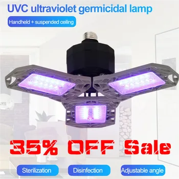 

Lighting sterilization dual-use UVC disinfection lamp Folding lamp Garage light Sterilization light Fast Deliver High Quality