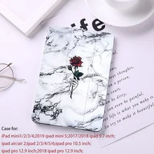 Винтажный мраморный чехол для планшета iPad Pro 9,7 10,5 11 12,9 Air 1 2 чехол с подставкой против падения/пыли для iPad Mini 1 2 3 4 5 Чехол