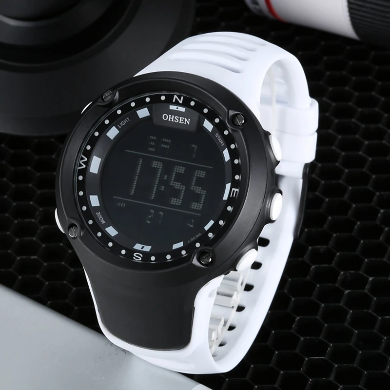 digital watch rubber band