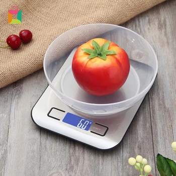 

Digital Multi-function Food Kitchen Scale Stainless Steel 11lb 5kg Stainless Steel Platform With LCD Display Cozy