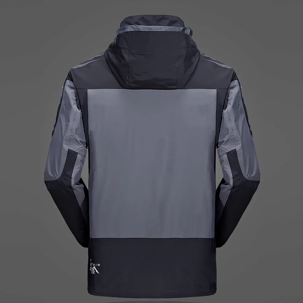 Winter Warm Three-in-one Windbreaker Waterproof Jacket Detachable Velvet Fleece Jacket Hiking Camping Outdoor Sport Coat Jacket