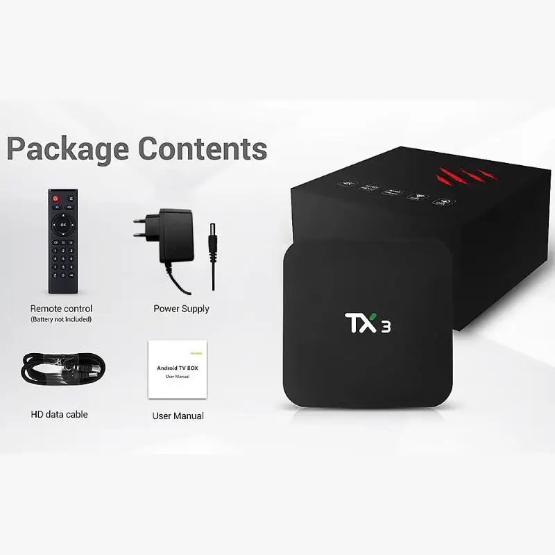 Tanix TX3 S905X3 Smart tv Box 4K 8K HDMI2.1 4G+ 32G 4G+ 64G медиаплеер для Android 9,0 WiFi телеприставка - Цвет: 4GB 64GB