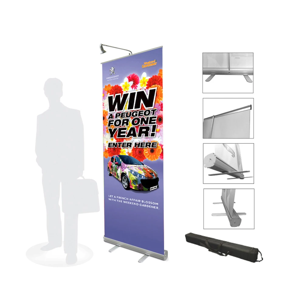 Exhibition Display Stand Cheapest Roll Up Banner 200cm x 85cm 