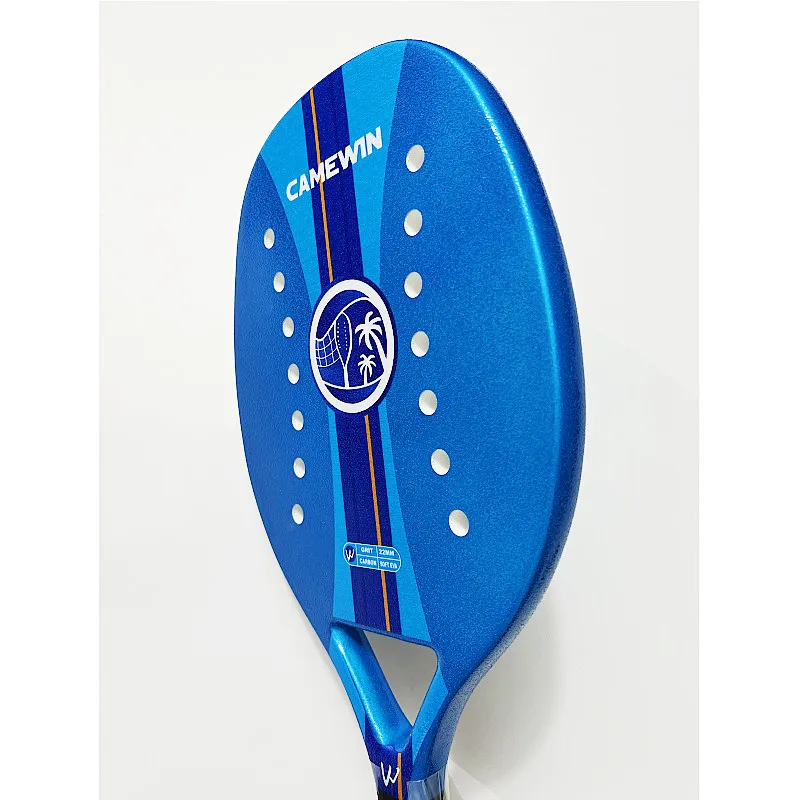 2021 Adult Professional Full Carbon Beach Tennis Paddle Racket Soft EVA Face Raqueta With Bag Unisex Equipment Padel Camewin 2021 Adult Professional Full Carbon Beach Tennis Paddle Racket Soft EVA Face Raqueta With Bag Unisex Equipment Padel Camewin