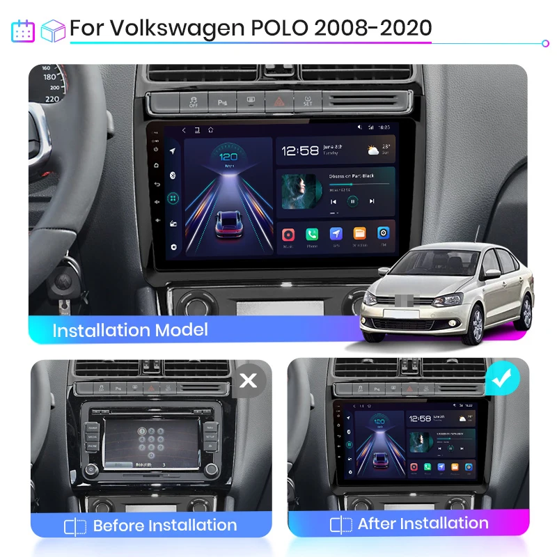 Junsun V1 AI   ī÷, ȵ̵ ڵ , ٰ  5  2008-2020, 4G  Ƽ̵ GPS, 2din