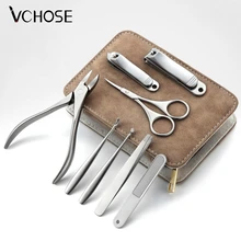 Manicure Set Pedicure Sets Nail Clipper Stainless Steel Nail Cutter Tools Nail Scissors File Eyebrow and Eyelash Trimmer Kit