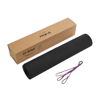 

U-Kiss Single Layer Durable High Density Eco-friendly Anti-Slip Nontoxic Exercise TPE Yoga Mat health care Slimming products