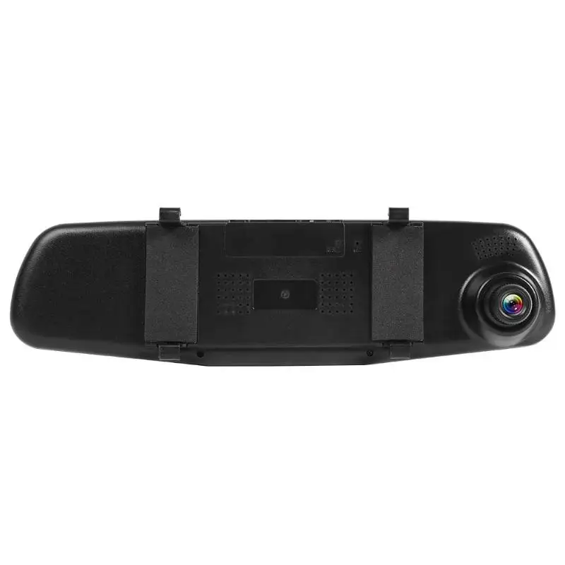 1080p Dash Cam DVR Автомобильная камера рекордер зеркало 4,3 дюймов ips 480X800 двойной объектив зеркало заднего вида приборная панель камера двойная запись