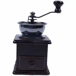 FFYY-мини деревянная бобовая кофейная специя Винтажный стиль ручная шлифовальная машина
