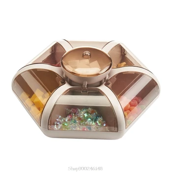 

Creative snack, candy, fruit and nut storage box, six-compartment large-capacity practical design O23 20 Dropship