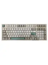  134 S/set 9009 Retro Gray White Caps Pbt Dye Sublimation Caps For Mx Switch Mechanical Board V9x4 