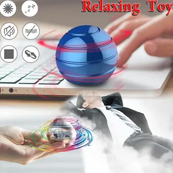 

Finger Gyroscope Spinning Decompression Toy Mini Metal Desktop Hypnotic Transfer Gyro Festival Gift