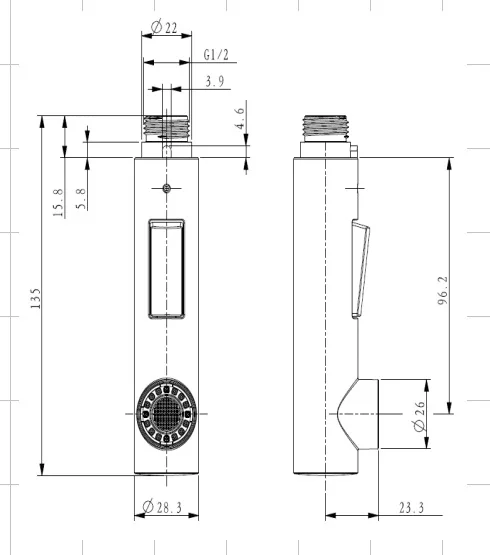 Durável Poupança De Água Chuveiro Spray Head