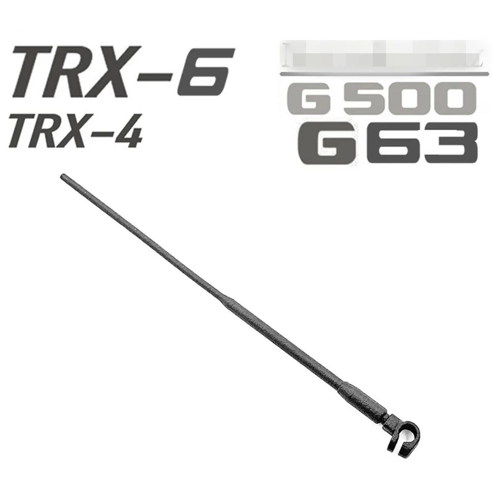 Пластиковая антенна и металлический передний бампер для 1/10 TRAXXAS TRX6 G63 TRX4 G500 RC