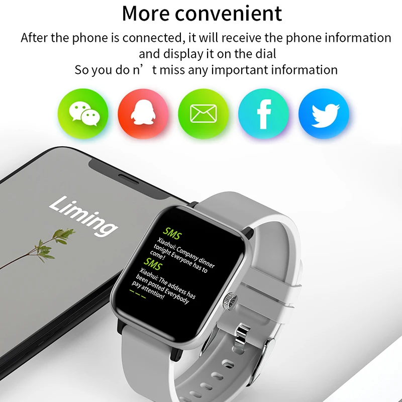 Умные часы с сенсорным экраном и поддержкой Bluetooth смарт функцией ответа на