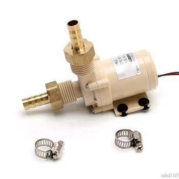 

DC 12V Solar Submersible Hot/Cooling Water Pump Circulation 212 Degree F Brushless Motor High Pressure Pumps S18 Drop ship