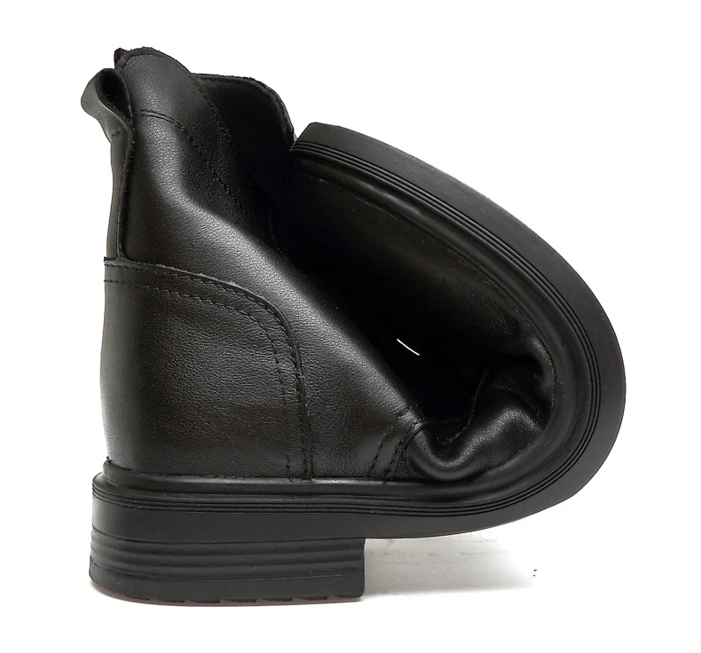 Autumn Winter Warm Genuine leather Ankle Men Boots snow Shoes fur plush classic Male Casual Boot Sneakers Footwear