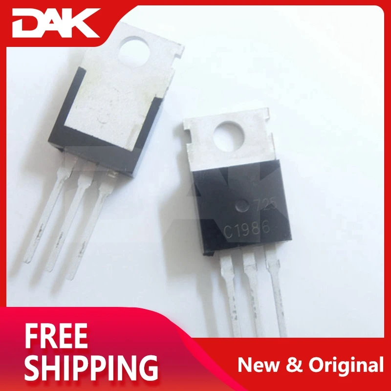 

10PCS 2SC1986 TO-247 Silicon NPN Triple Diffused Mesa IC Chip