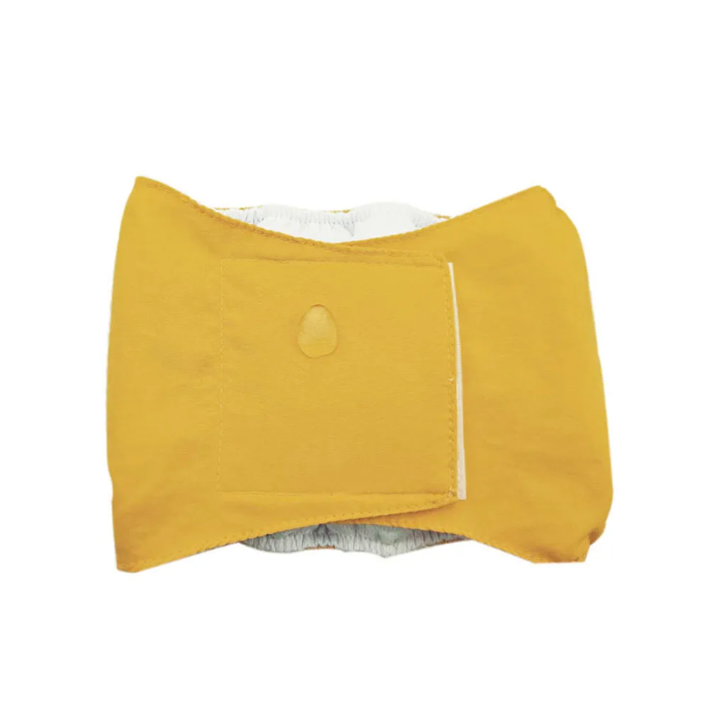 Цвет: желтый Reusable Male Pet Dog Nappy Pants Simple Menstrual Sanitary Diaper Pets Supply AIA99 - Цвет: Цвет: желтый