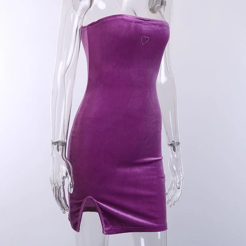 LVINMW сексуальное бархатное мини-платье с вырезом лодочкой и принтом в виде сердечек летнее женское платье без рукавов с открытой спиной