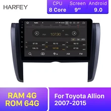 Harfey 1Din Android 9,0 gps Navi " авто радио для Toyota Allion 2007- Bluetooth HD сенсорный экран Carplay поддержка DAB