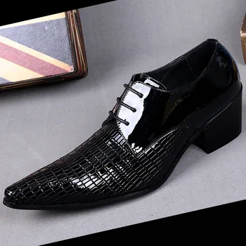 

Tenis Hombre Men Leather Shoes Casual Slip-on Pointed Toe British Style Loafers Genuine Leather Full Grain Leather Cow Leather