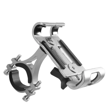 

Aluminum Alloy Bicycle Mobile Phone Holder Fixed Navigation Support Mountain Bike Road Bike Riding Equipment