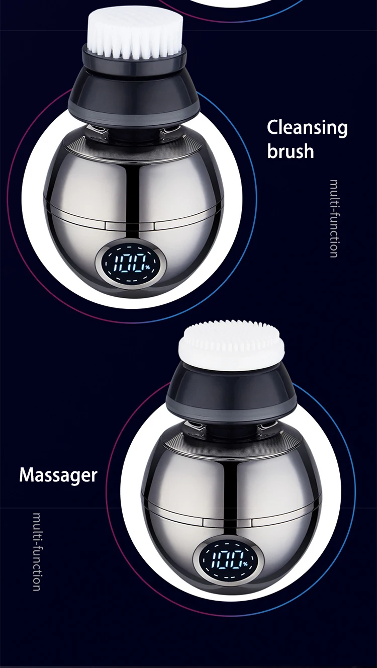 7D Floating Cutter Head Base Charging Portable Electric Shaver Men Beard Trimmer Clipper Skull Shaver Waterproof Shaving Machine 7D Floating Cutter Head Base Charging Portable Electric Shaver Men Beard Trimmer Clipper Skull Shaver Waterproof Shaving Machine