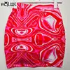 FQLWL Summer Sexy 2 Two Piece Set Women Outfits 2021 Sleeveless Backless Crop Top Drawstring Mini Skirts Clubwear Matching Sets 6