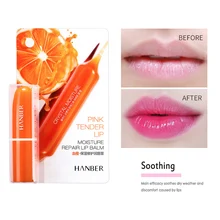 Восстанавливающий бесцветный бальзам для губ с изображением апельсина в крови, Женский увлажняющий бальзам для губ, против высыхания, новинка TSLM1