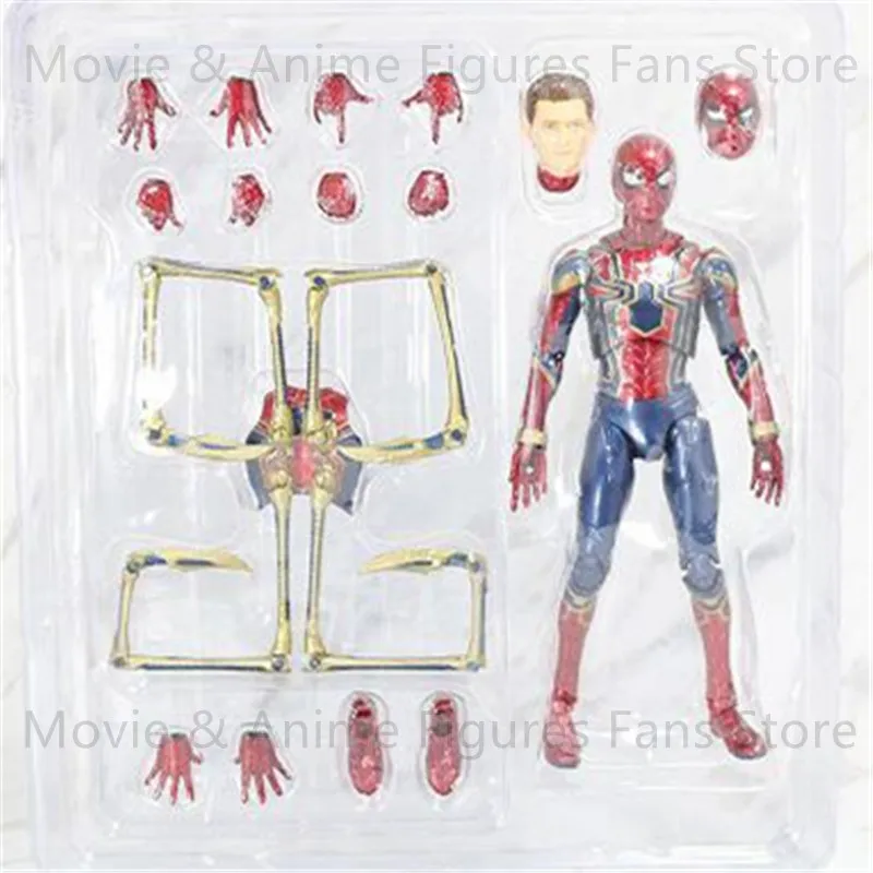 16 см Mafex 081 Мстители Бесконечность войны Железный паук фигурка модель игрушки кукла подарок