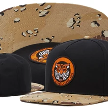 Алмазные коричневые и черные шапки с головой тигра бейсболка шапки шляпа для мужчин и женщин для взрослых хип-хоп бейсболки CS