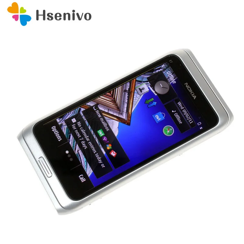 Оригинальный разблокированный смартфон Nokia E7 телефон с экраном 4 0 дюйма камерой 8