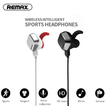 

Original REMAX RB-S5 Wireless Earphone On-ear Bluetooth 4.1 Magnetic Adsorption Sweatproof Sports Lockear Shape Earphones 70mAh