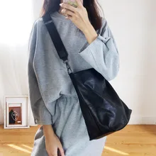 Женские сумки большой емкости из искусственной кожи женская сумка на плечо Повседневная Дамская ручная сумка большие сумки черные женские сумки через плечо