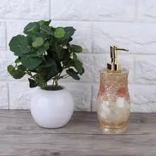 Дозаторы для мыла, цветочный дозатор для ванной, дома, отеля, дозатор для мыла, лосьон, контейнер для шампуня, бутылка для автоматического жидкого мыла