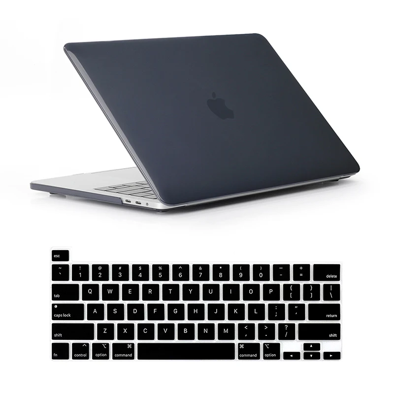 Для нового MacBook Pro 16 чехол выпуска A2142 сумка для ноутбука чехол для Mac Book Pro 1" с сенсорной панелью ID+ чехол для клавиатуры US - Цвет: Crystal Black