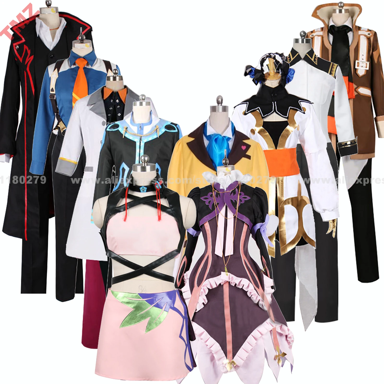 

Косплей-костюм Джуда персонажей сказки Xillia Teiruzu Obu Ekushiria Elize Lutus Leia Rolando Milla Maxwell