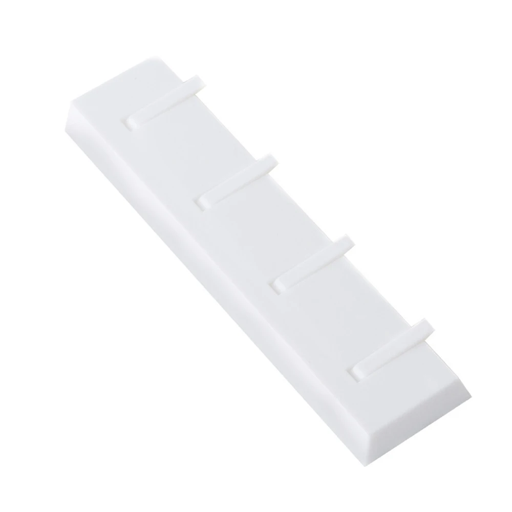 Punch-Free Bathroom Wall Hooks Coat Hanger Door Hooks For kitchen Accessories Storage Rack Bathroom Organizer Shelf 4 Row Hook - Цвет: LHH5734