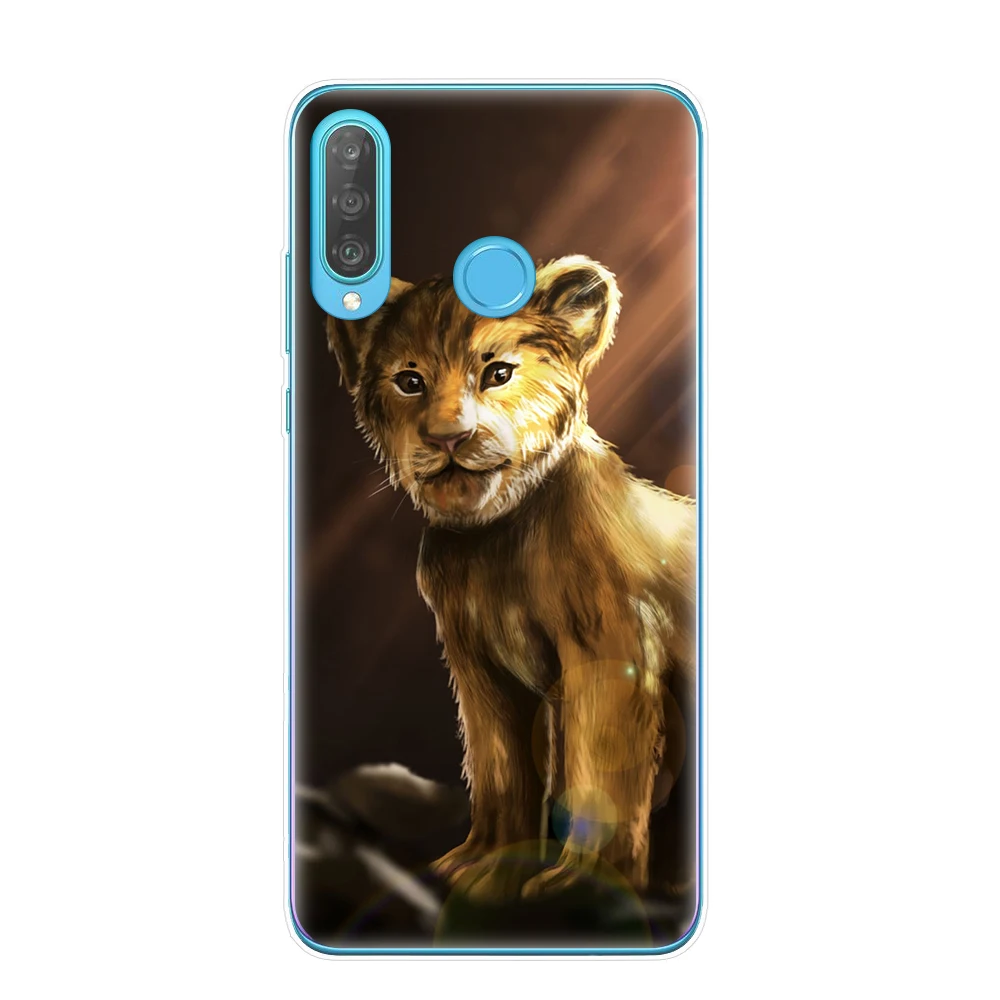 Cartoon Lion King nala simba timon Phone Cases for Huawei P30 P20 Mate 20 Lite Pro P8 P9 P10 Lite Cover Coque Etui fundas