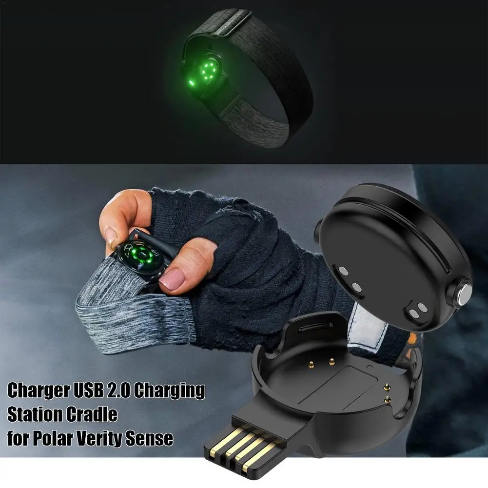 Charger USB Built-in Upgraded Magnetic Charging Station Cradle