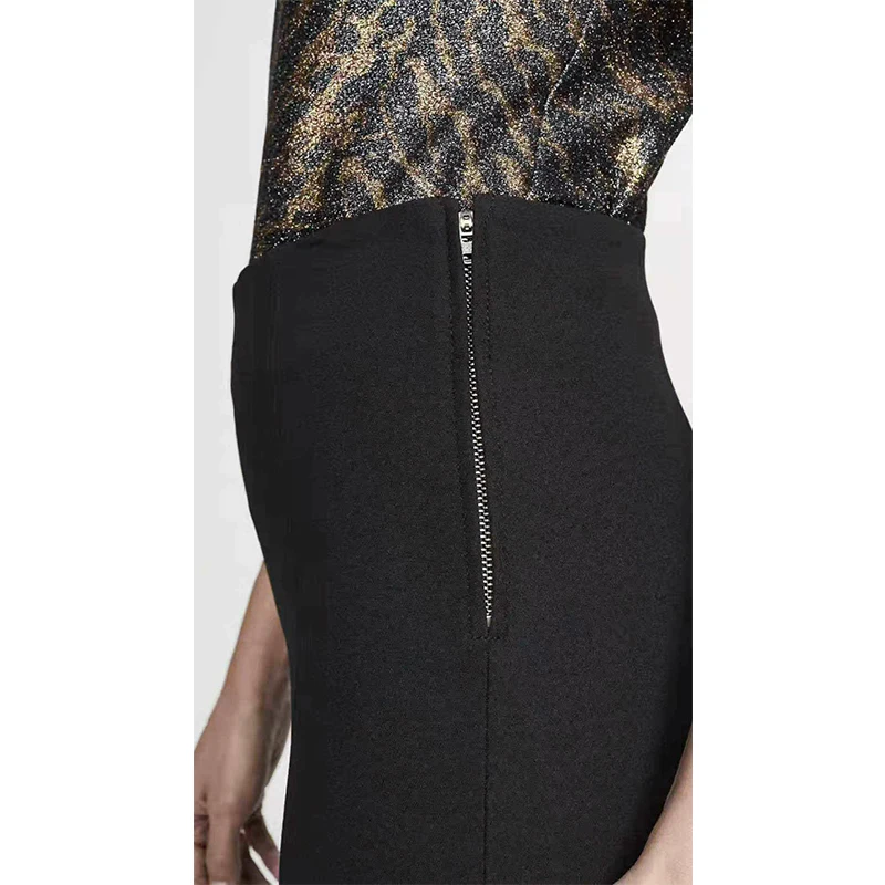 ALC original factory invincible slim hip side zipper medium high waist loudspeakers casual pants