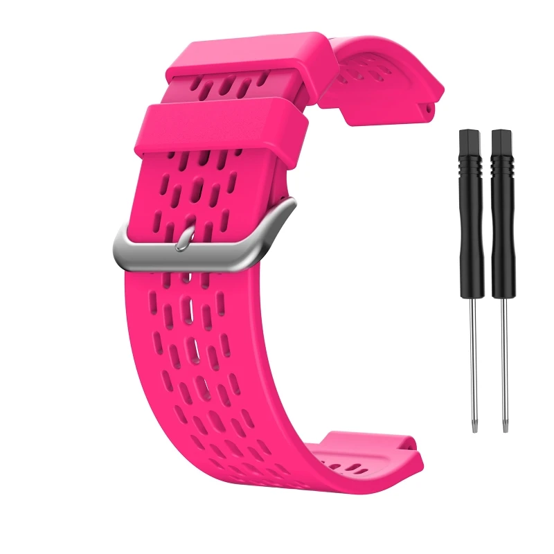 

Silicone Replacement Watch Band Wrist Strap for garmin-Approach S4/S2 Vivoactive X3UA