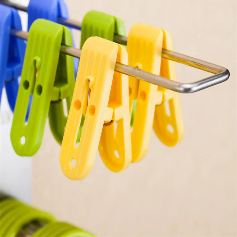 Stainless steel clothes hanger holder wall mounted type clothing clip storag rack finishing stand shelf home organizer