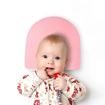 

1pc Newborn Anti-Vomiting Milk Recliner Neck Guard Pillow Baby Cushion Slope Care Pillow Soft Bedding Cute Pink Pillow