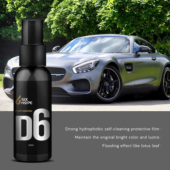 

50ml Car Paint Care Clean Hydrophobic Glass Coating Anti-scratch Nano Refurbished Crystal Plating Maintenance Agent With Towels
