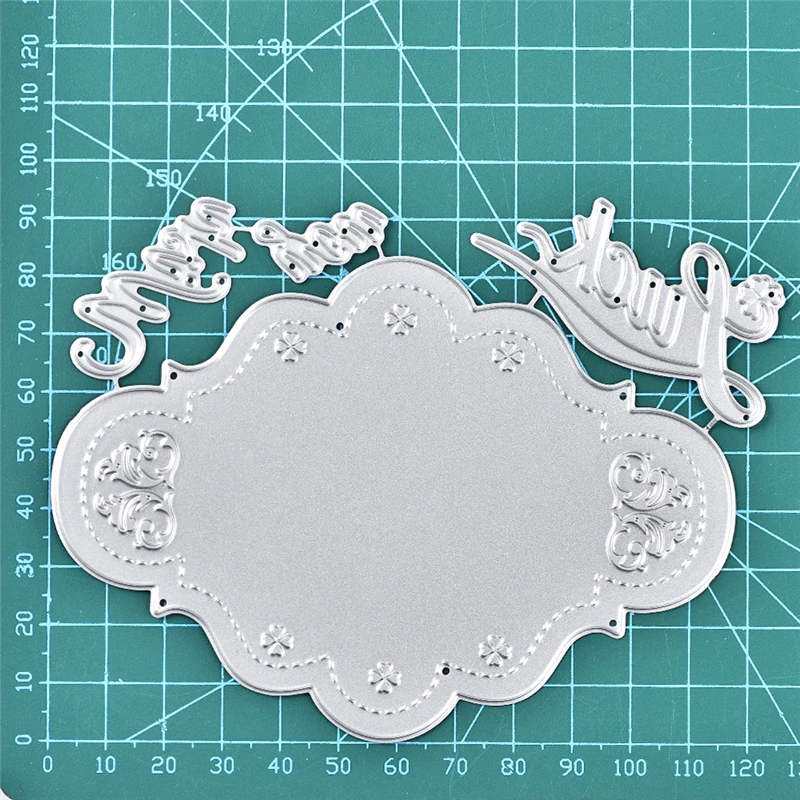 DiyArts рама металла резки штампы Крафтовая окраска трафареты для скрапбукинга альбом штамп для теснения с вырезами декор с помощью открыток - Цвет: die1