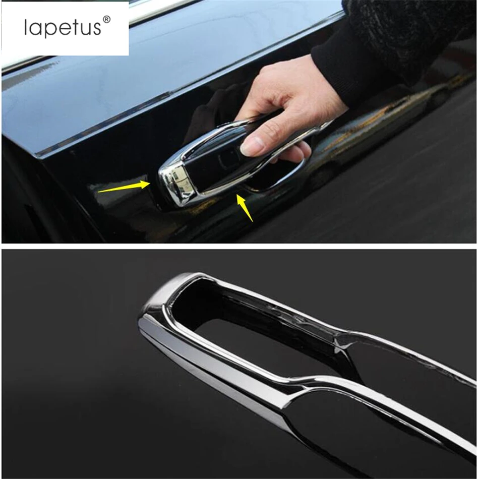 Аксессуары Lapetus, подходят для VOLVO V90, беговые, хромированная боковая дверная ручка, потяните ручку, молдинг, крышка, комплект, отделка