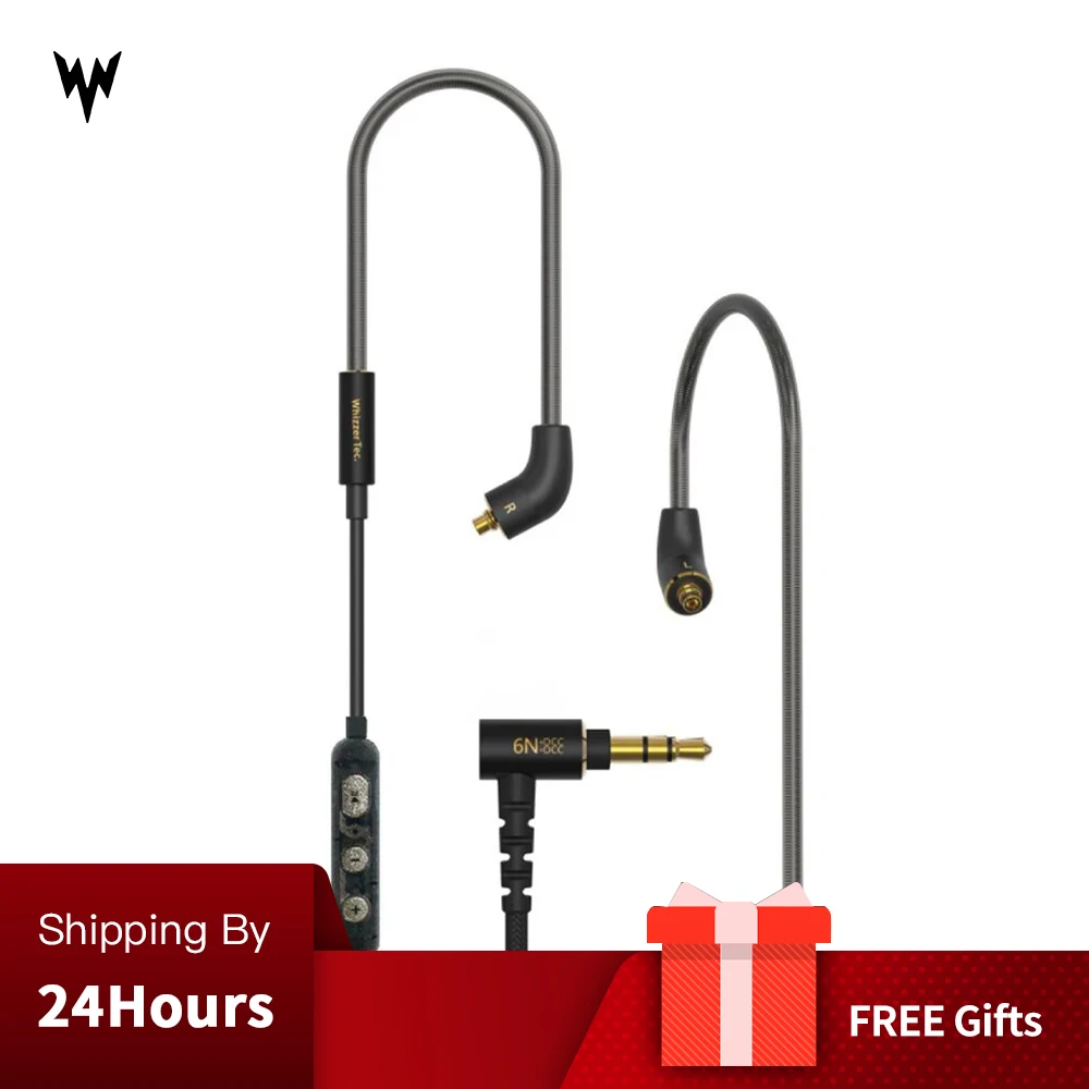 Модернизированный кабель Whizzer MMCX 6N OCC однокристальный медный для A15 Fiio Sony с